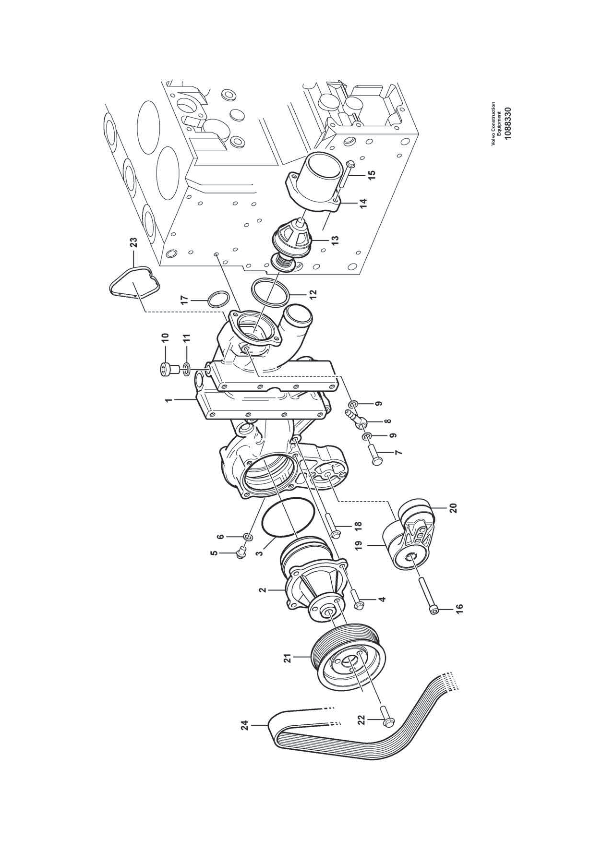 OEM exploded diagram — Fitting