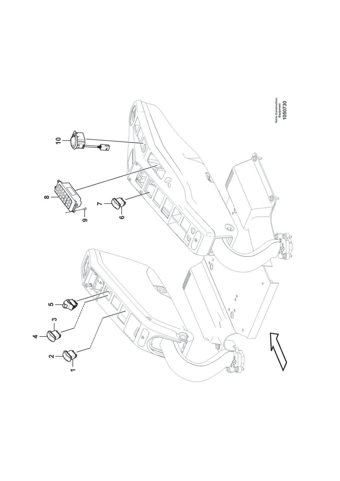 Switch VOE 14594714 for Volvo EC210D Excavator
