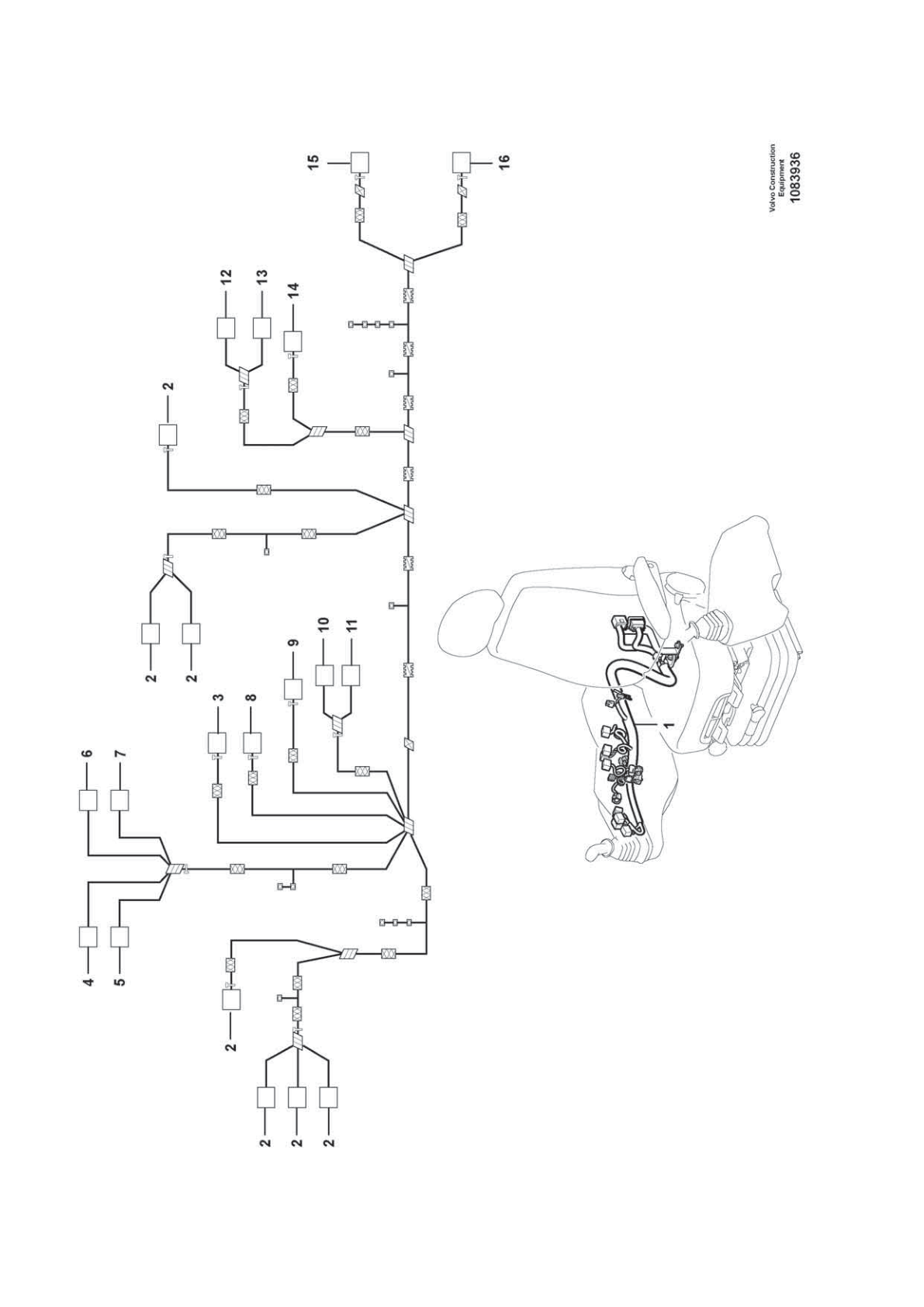 Terminal VOE 14569593 for Volvo EC210D Excavator