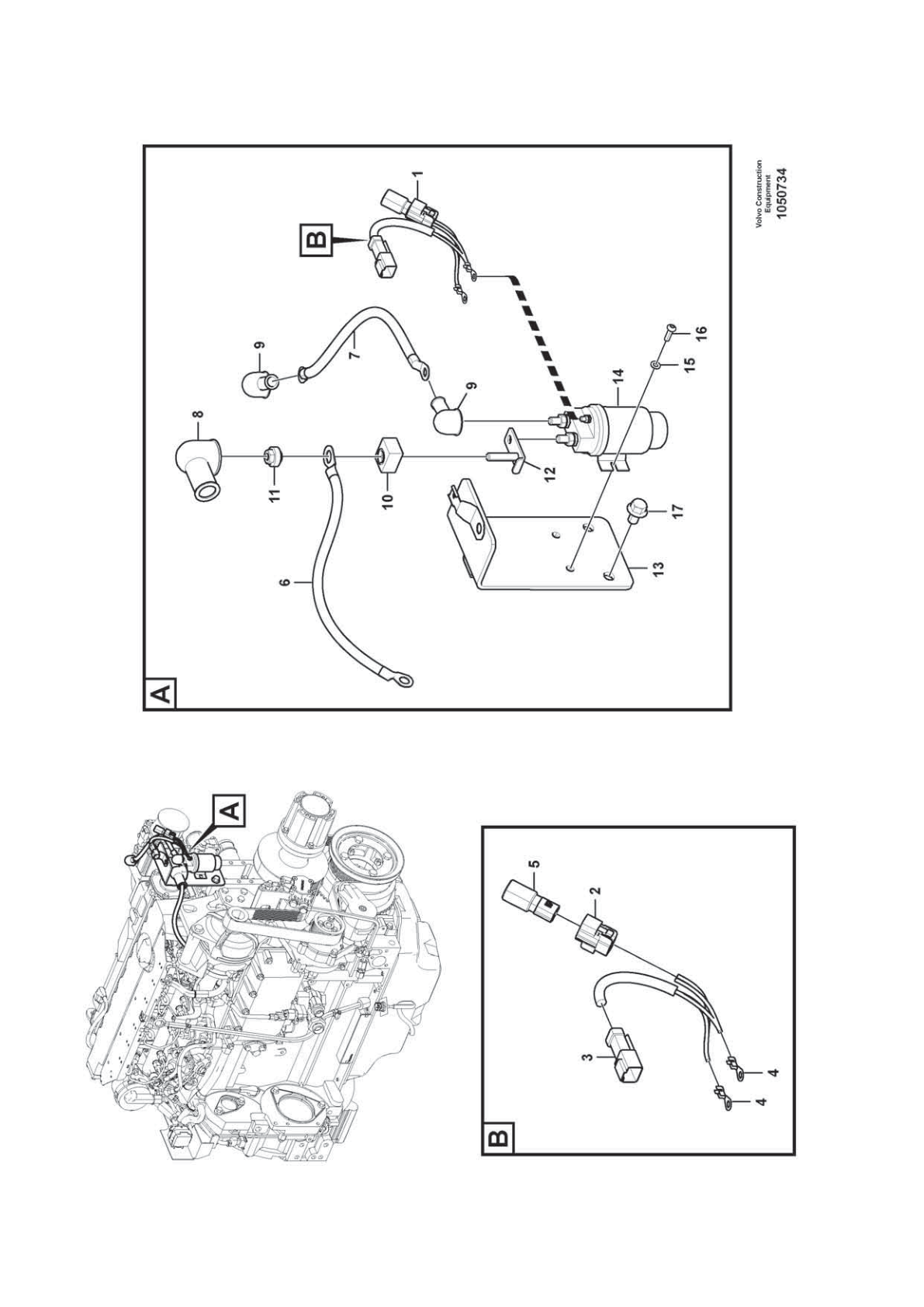 Pin VOE 874848 for Volvo EC210D Excavator