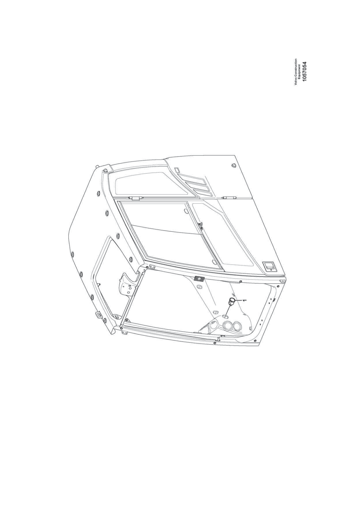 Odometer VOE 14626783 for Volvo EC210D Excavator
