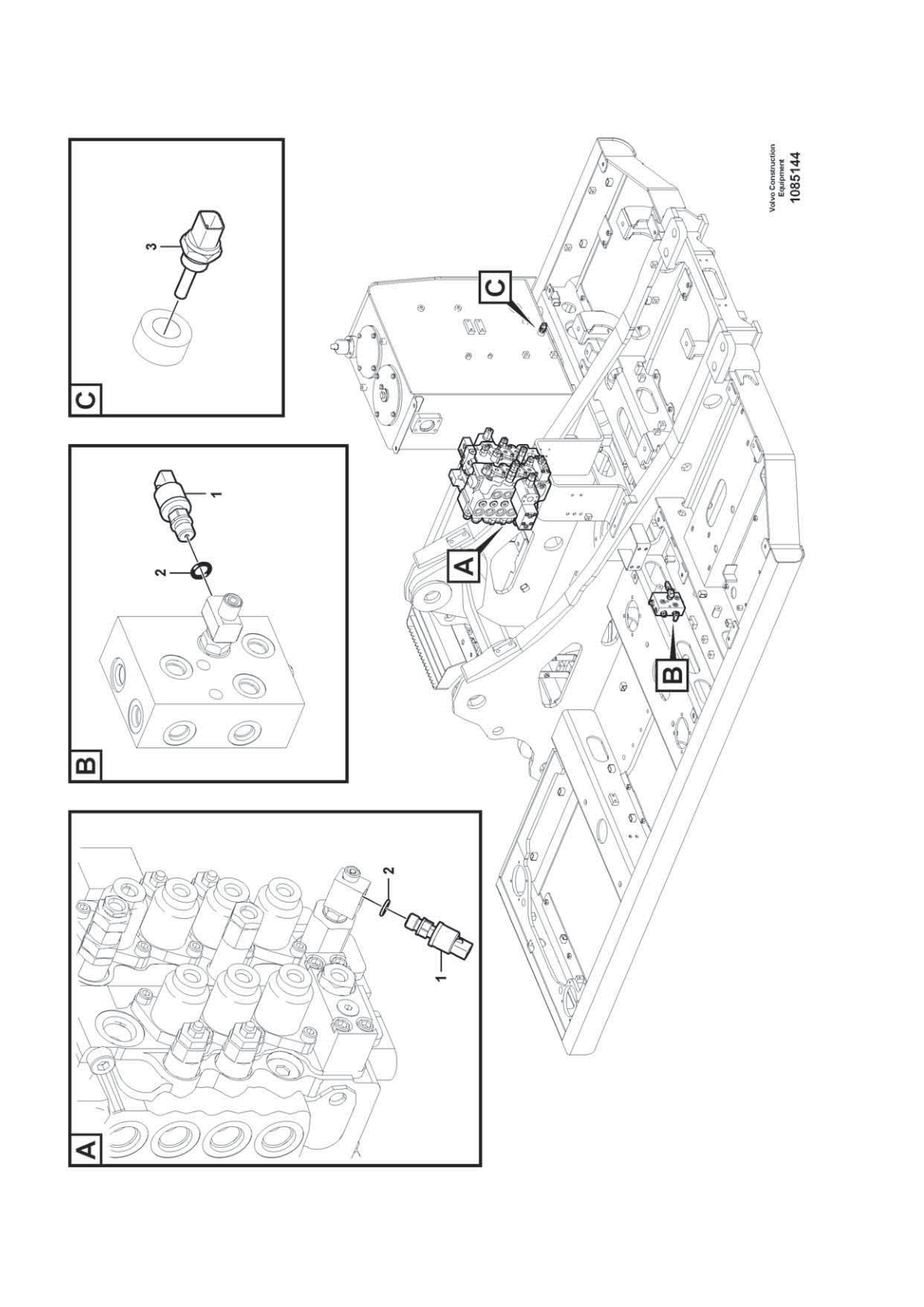 Switch VOE 14562193 for Volvo EC210D Excavator