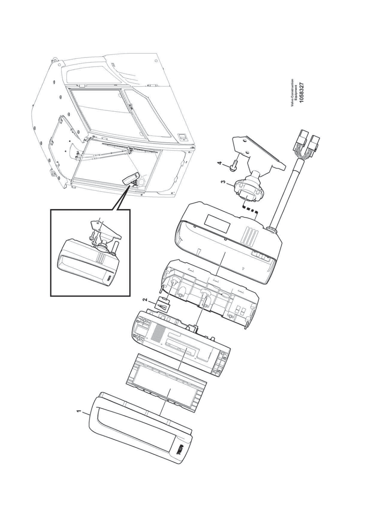 Ecu VOE 14640102 for Volvo EC210D Excavator