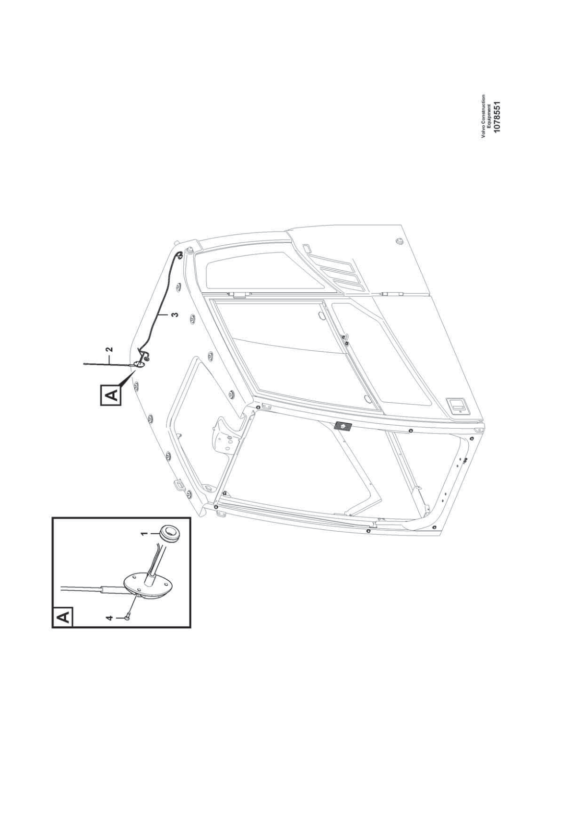 Grommet VOE 14529158 for Volvo EC210D Excavator