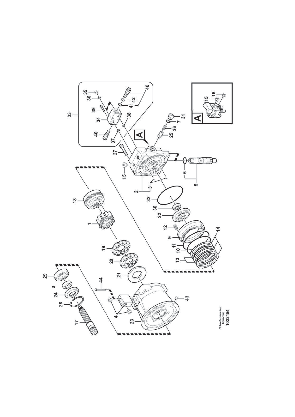 Plate VOE 14529769 for Volvo EC210D Excavator