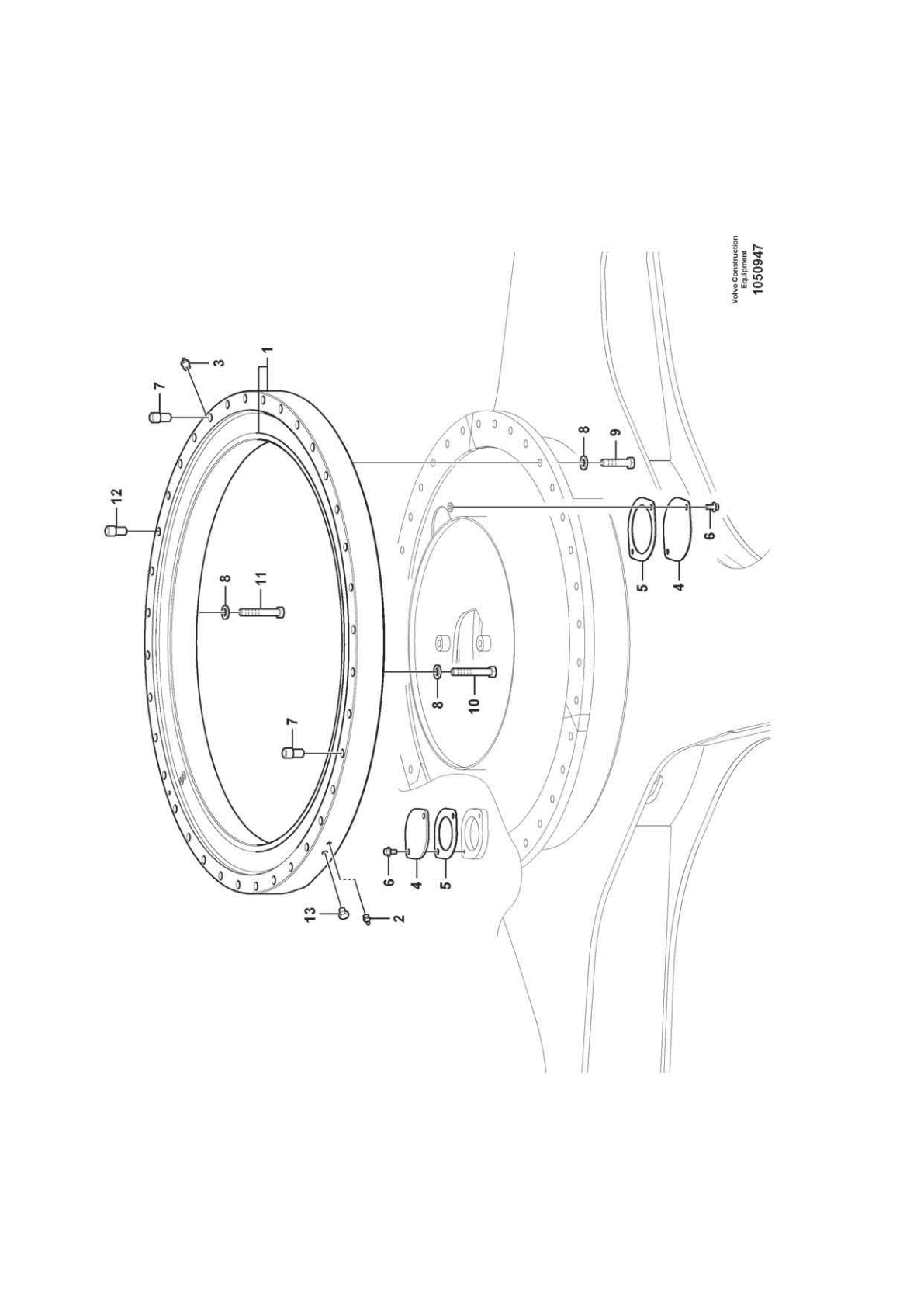 Gear VOE 14603334 for Volvo EC210D Excavator
