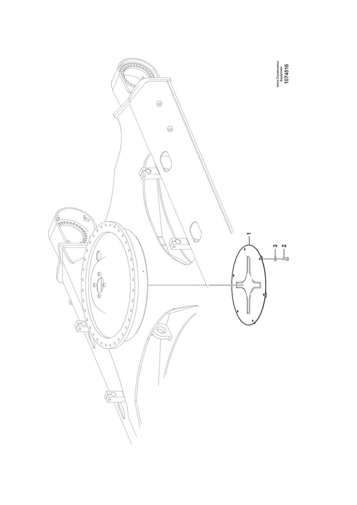 Cover VOE 14514023 for Volvo EC210D Excavator