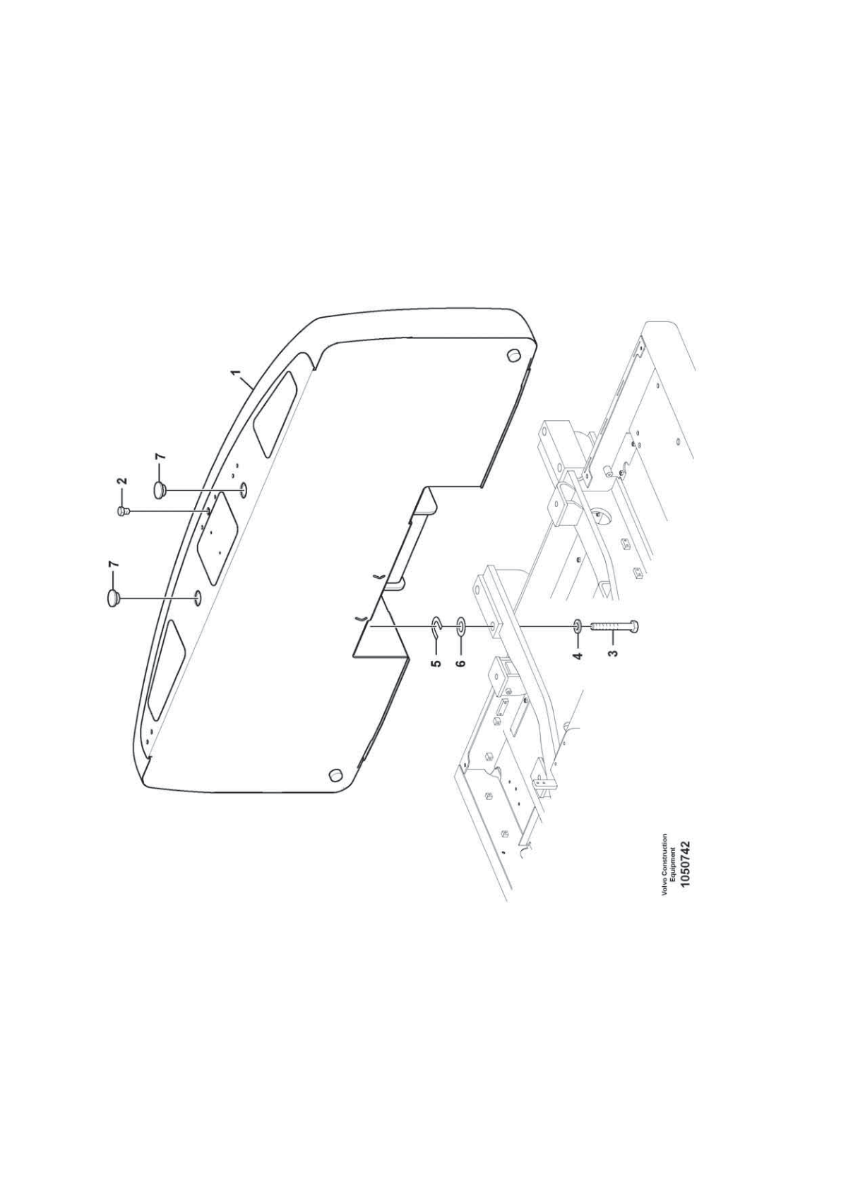 Counterweight VOE 14704834 for Volvo EC210D Excavator