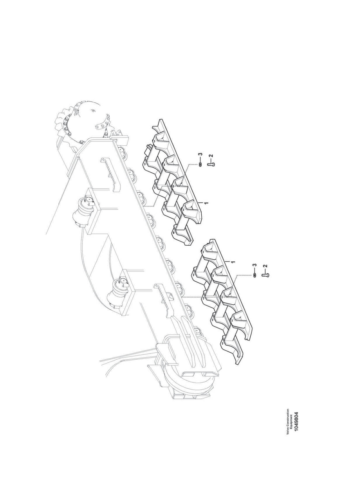 Guard VOE 14647190 for Volvo EC210D Excavator