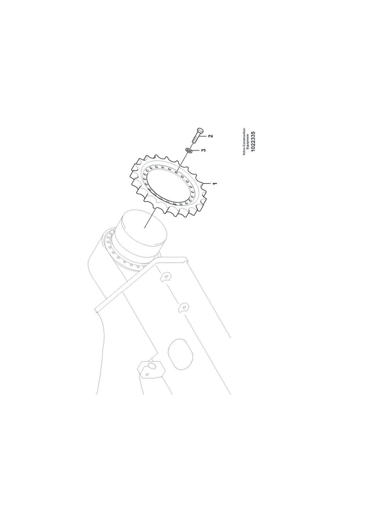 Sprocket VOE 14689660 for Volvo EC210D Excavator