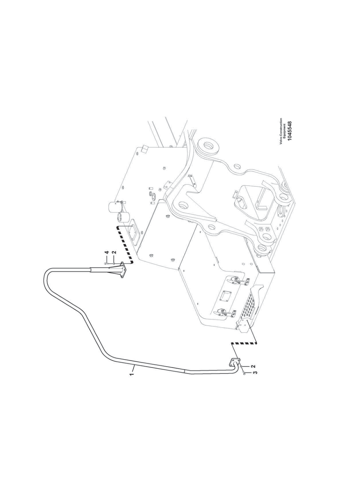 Hand Rail VOE 14685847 for Volvo EC210D Excavator