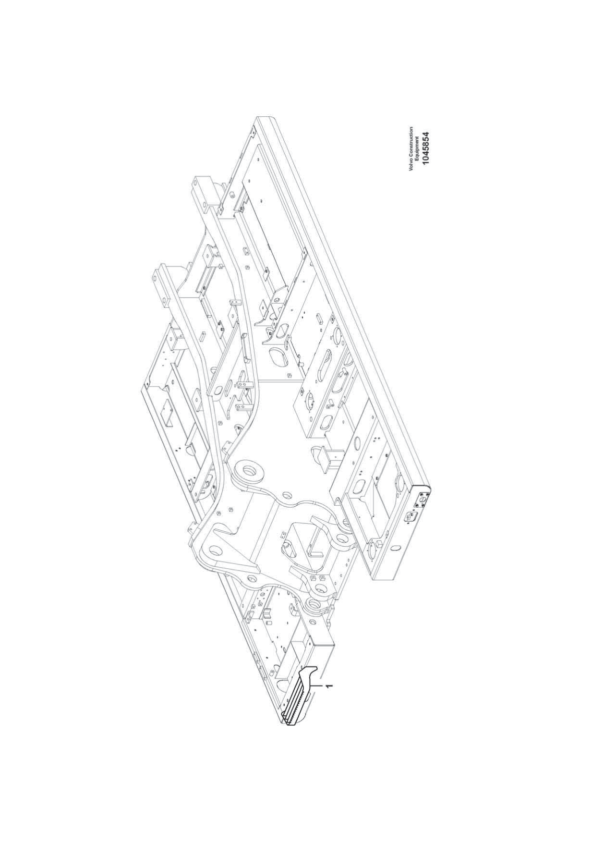 Step VOE 14571948 for Volvo EC210D Excavator