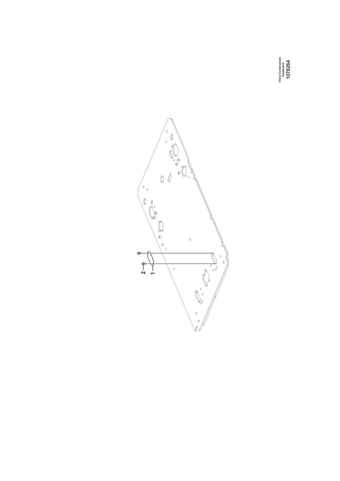 Plate VOE 14545093 for Volvo EC210D Excavator