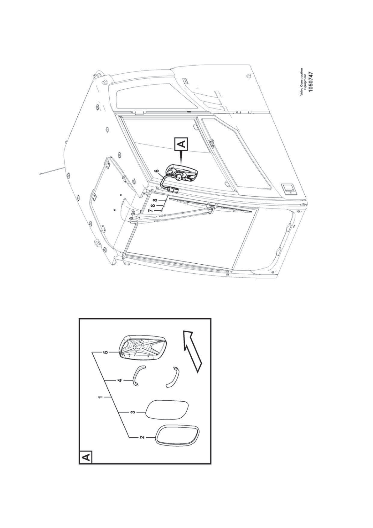 Support VOE 14634765 for Volvo EC210D Excavator