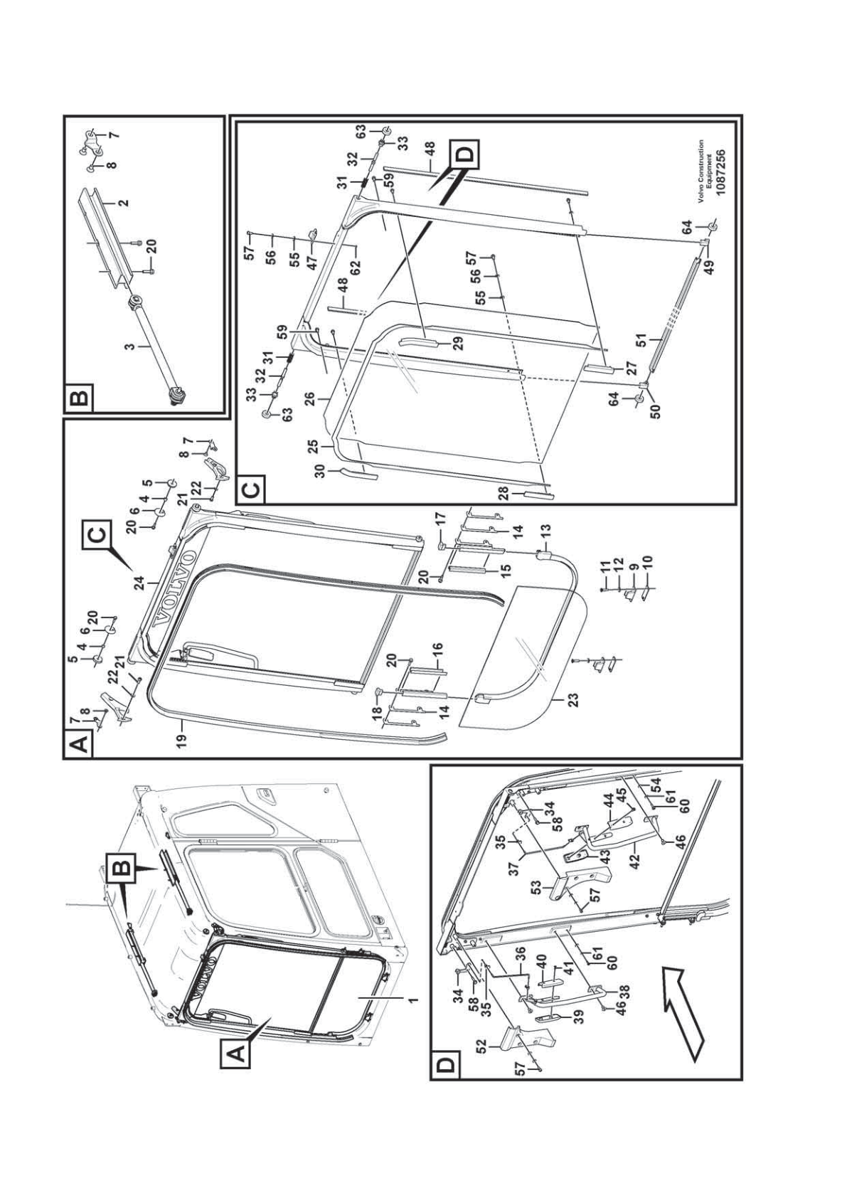 Cap Nut VOE 14880423 for Volvo EC210D Excavator