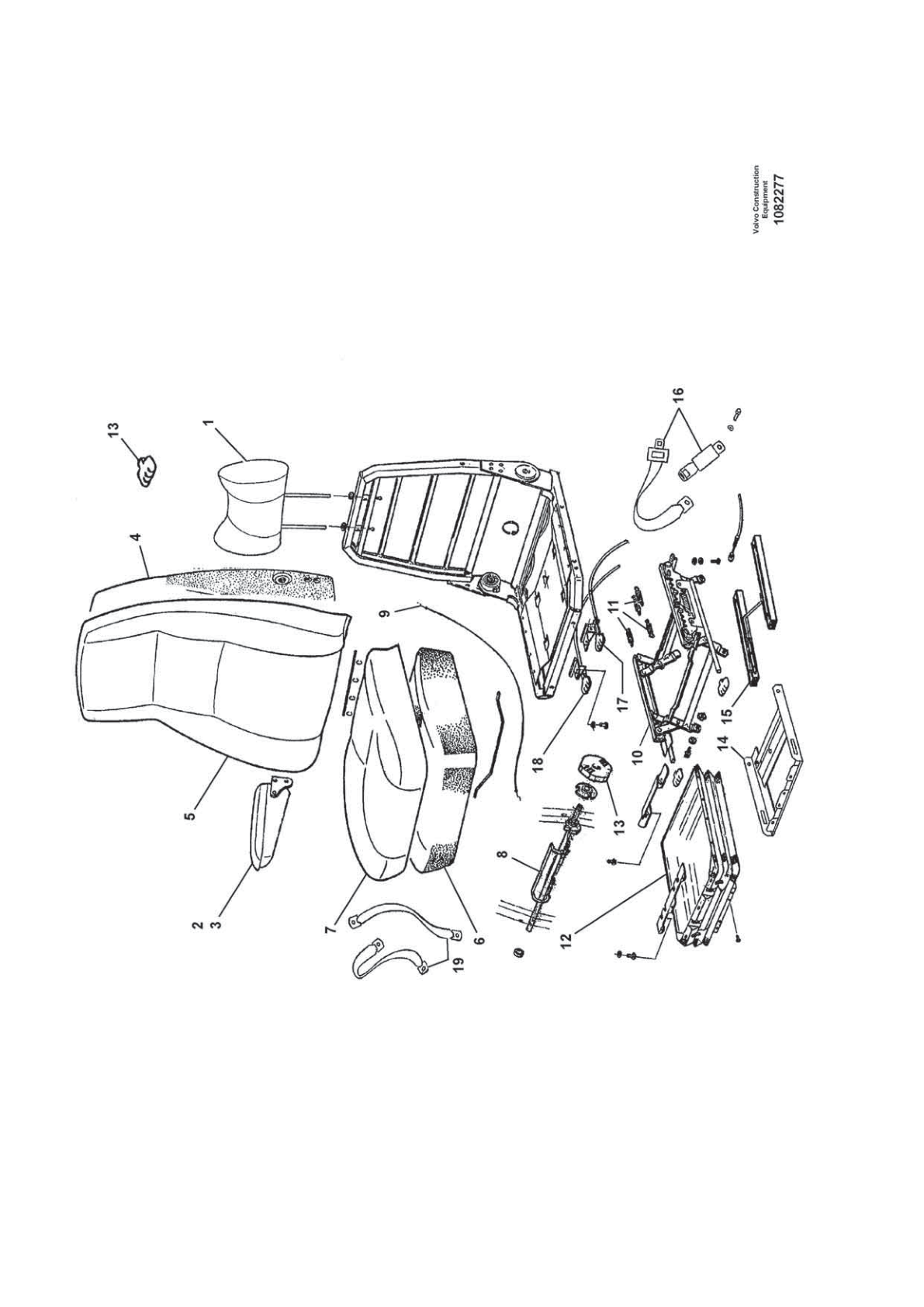 Knob VOE 14527286 for Volvo EC210D Excavator