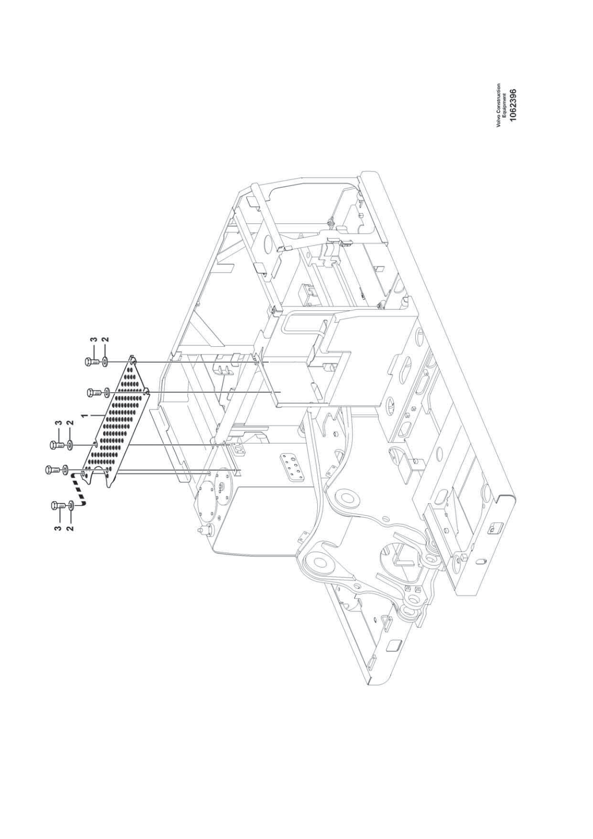 Cover VOE 14632859 for Volvo EC210D Excavator