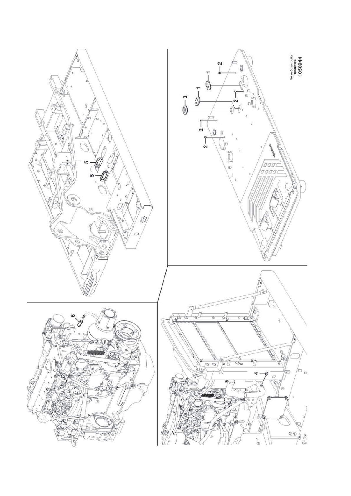 Grommet VOE 14509538 for Volvo EC210D Excavator