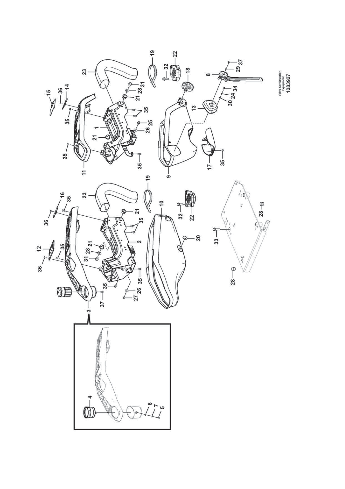 Cable Tie VOE 4881440 for Volvo EC210D Excavator