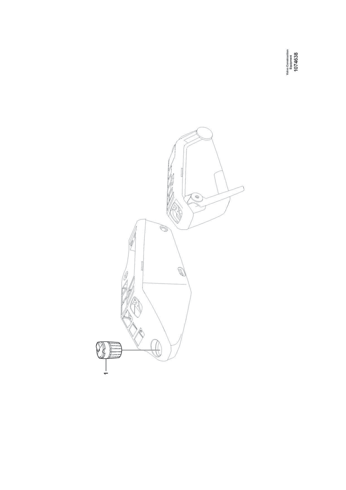 Ashtray VOE 14542410 for Volvo EC210D Excavator