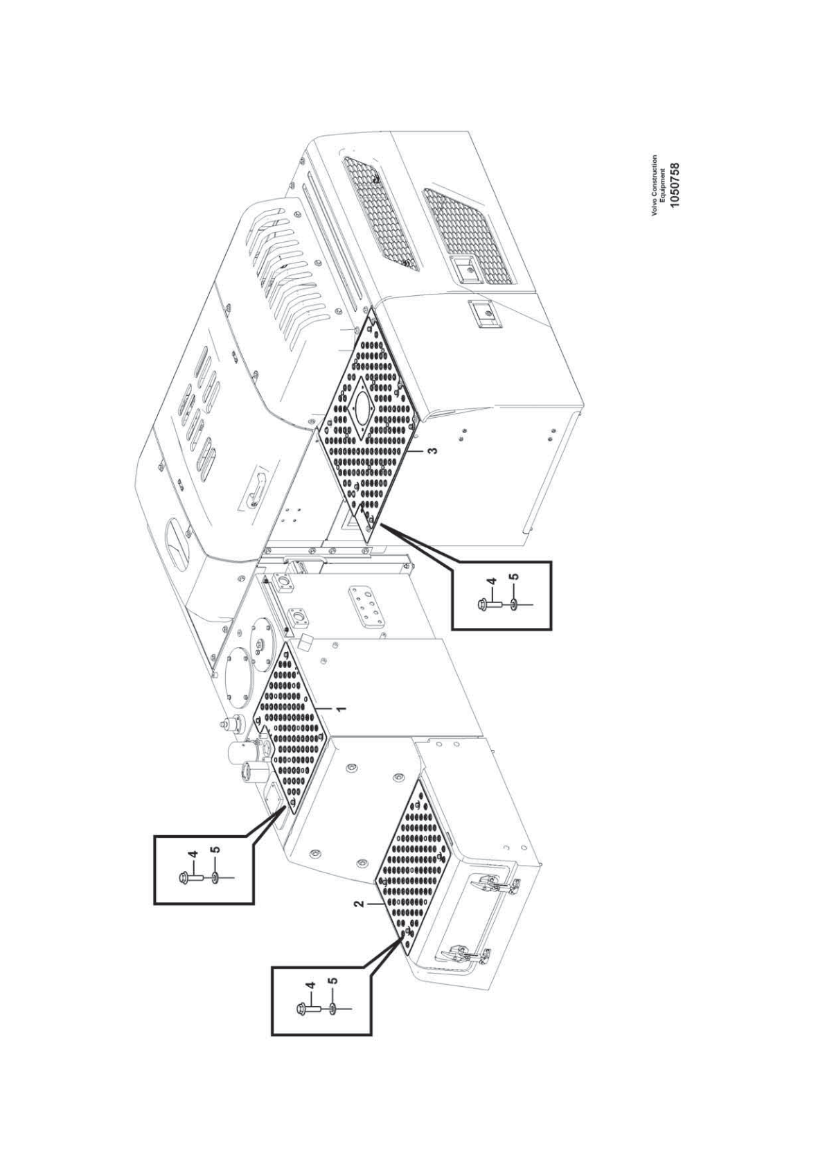 Slip Protection VOE 14687483 for Volvo EC210D Excavator