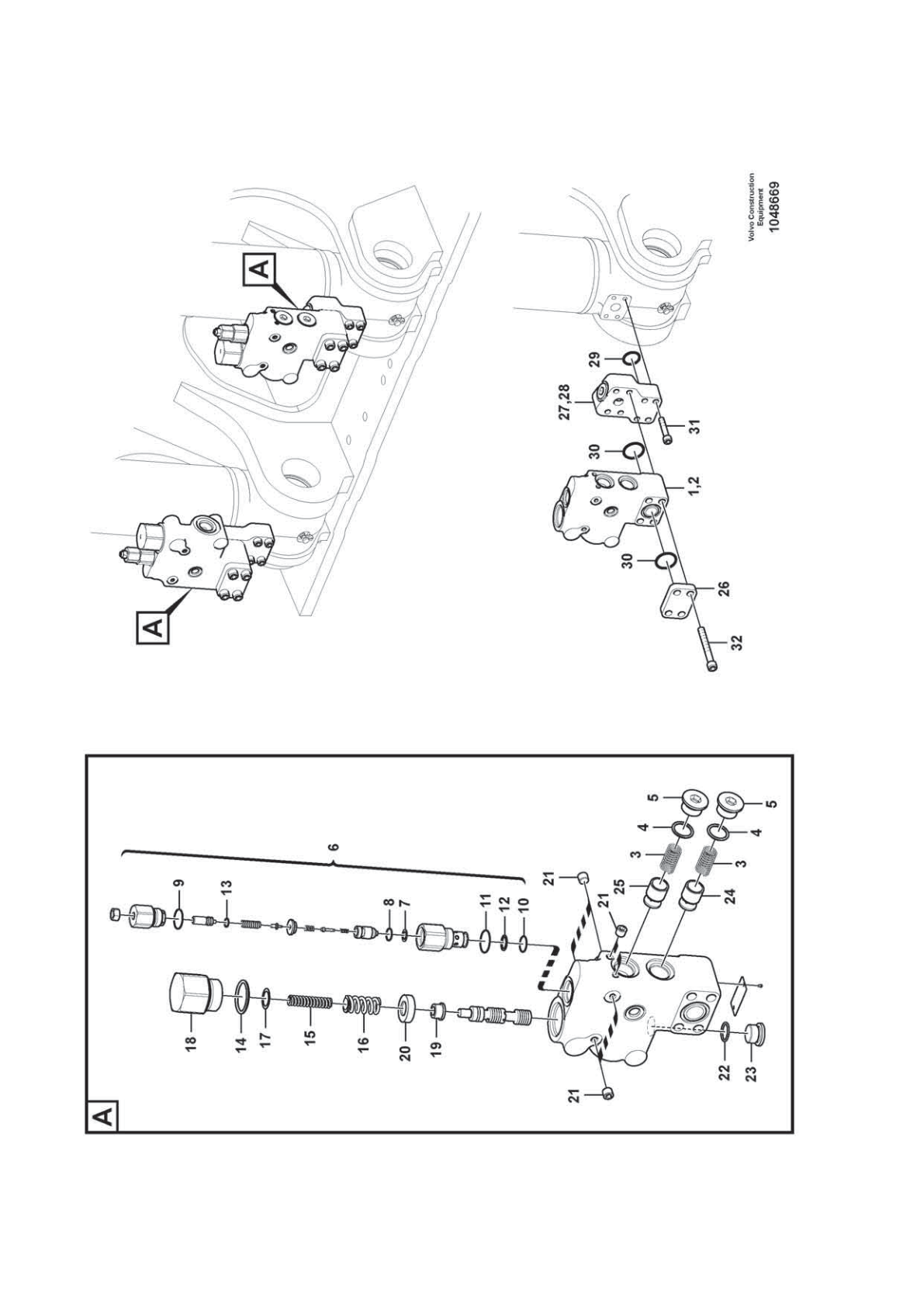 Hex. Socket Screw VOE 984356 for Volvo EC210D Excavator