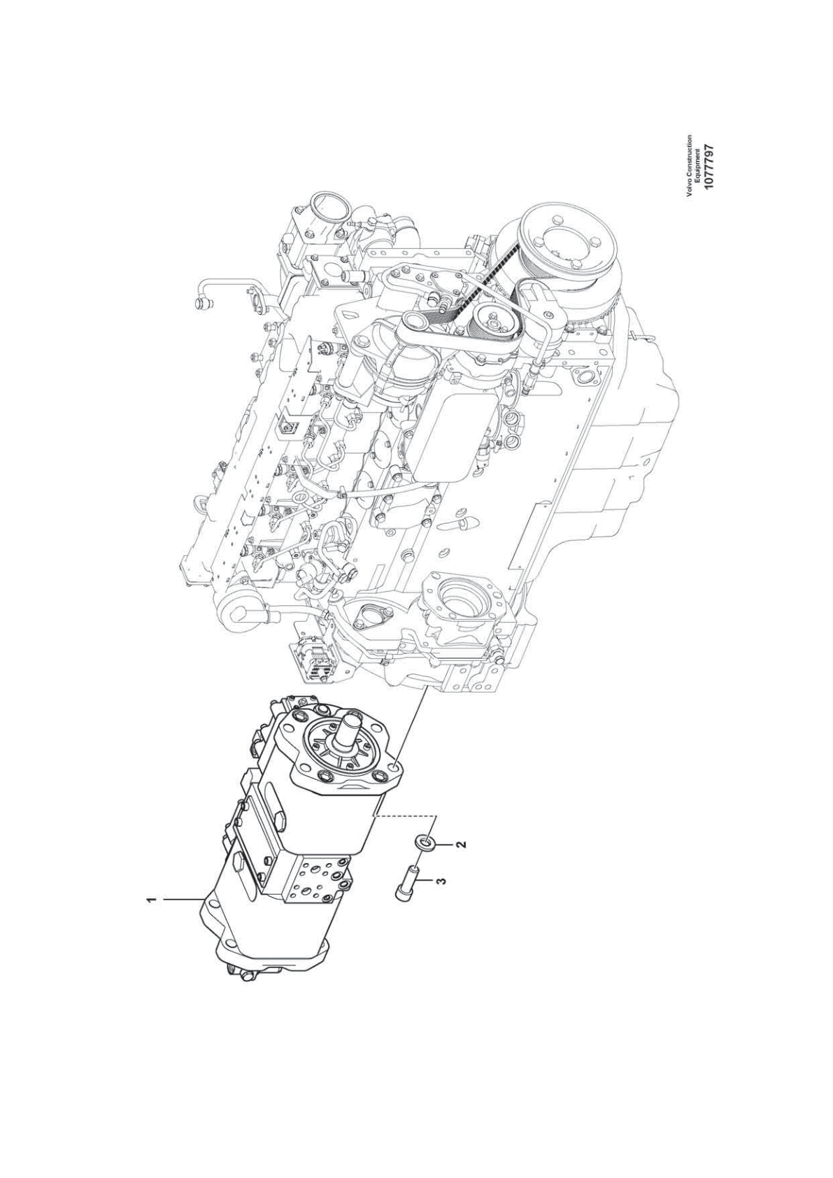 Pump VOE 14652930 for Volvo EC210D Excavator