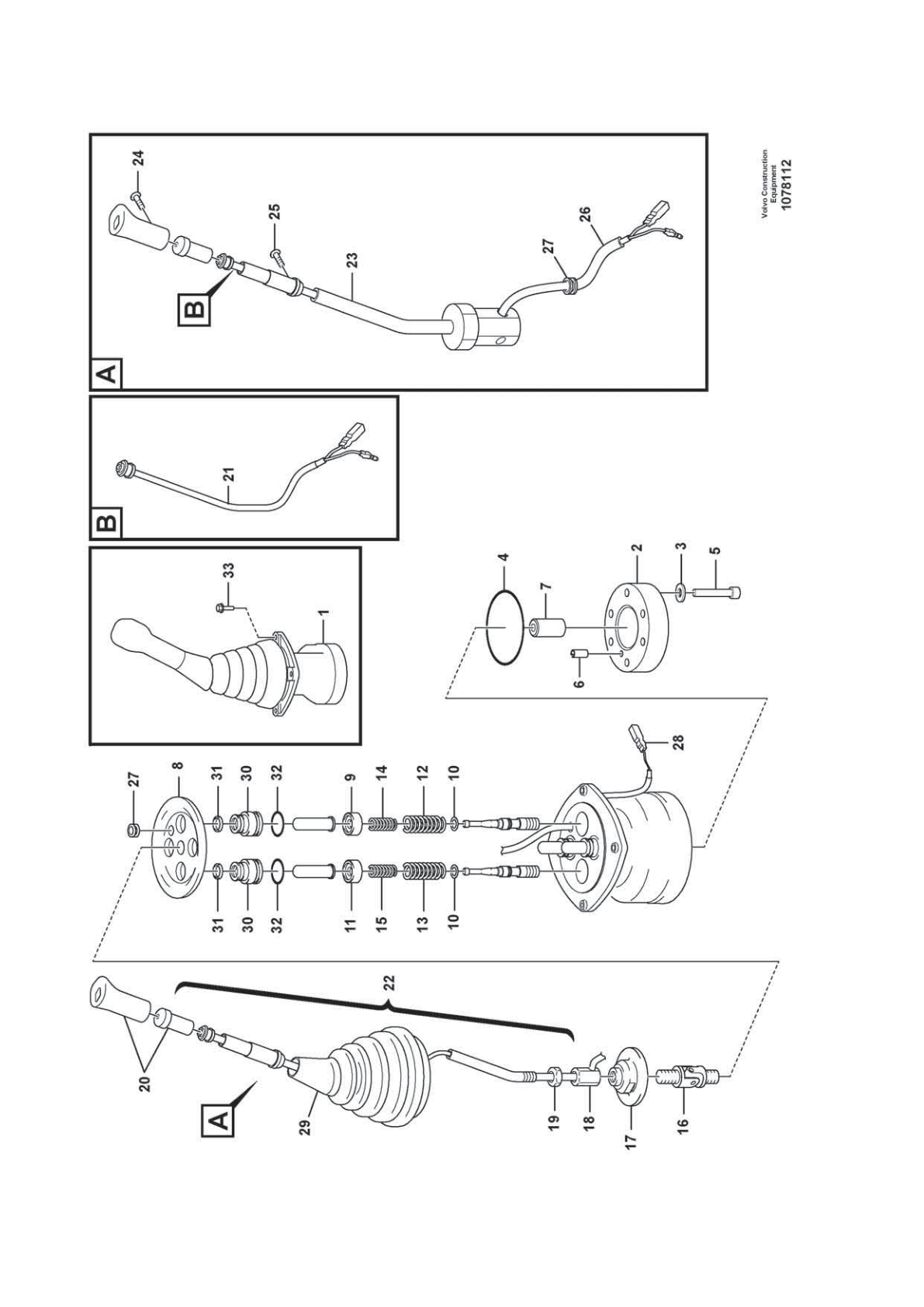 Switch SA 8230-36940 for Volvo EC210D Excavator