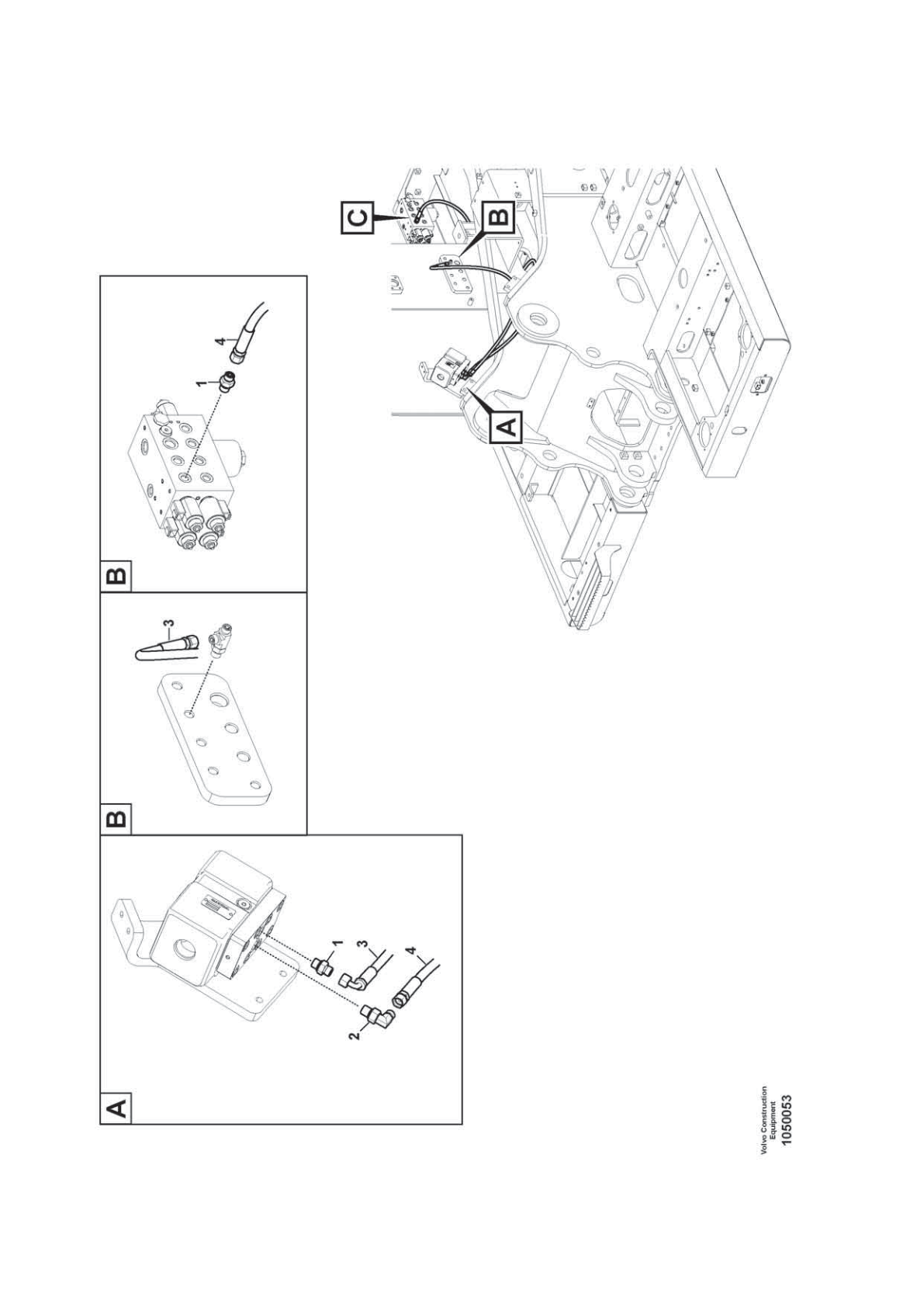 Hose Assembly VOE 936815 for Volvo EC210D Excavator