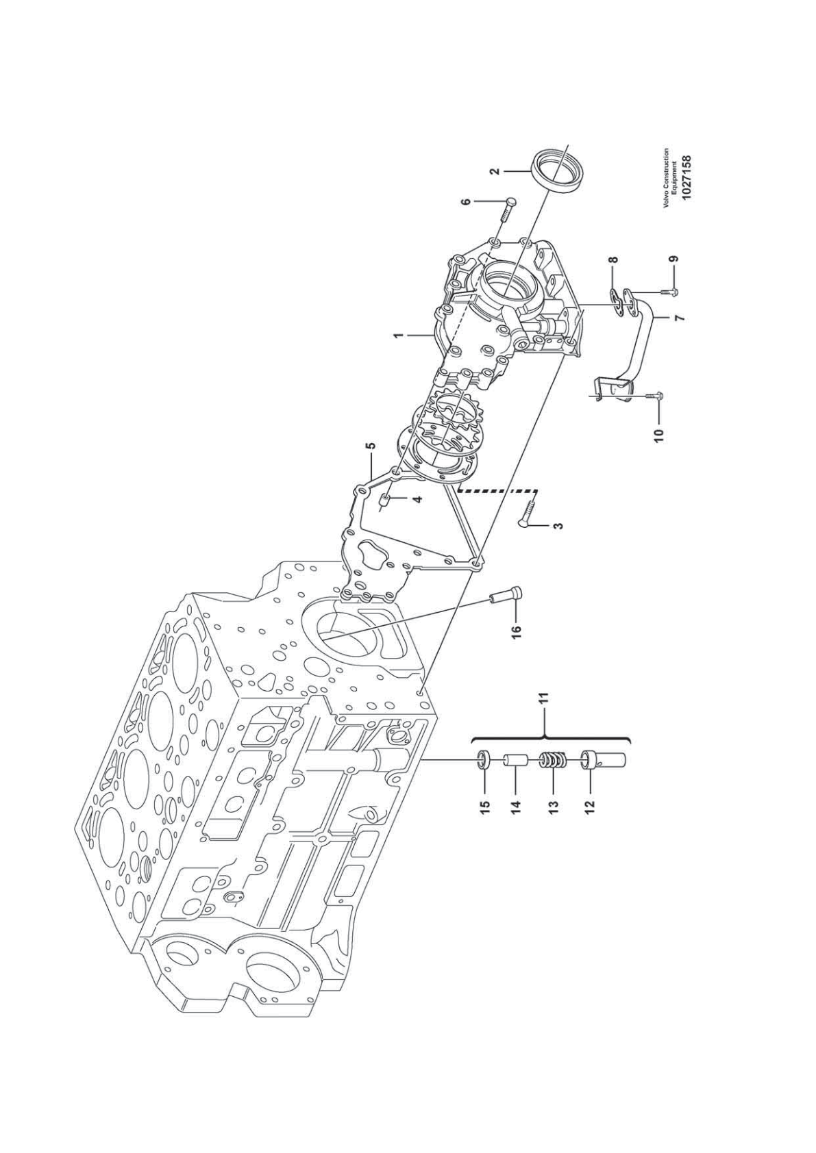 OEM exploded diagram — Piston