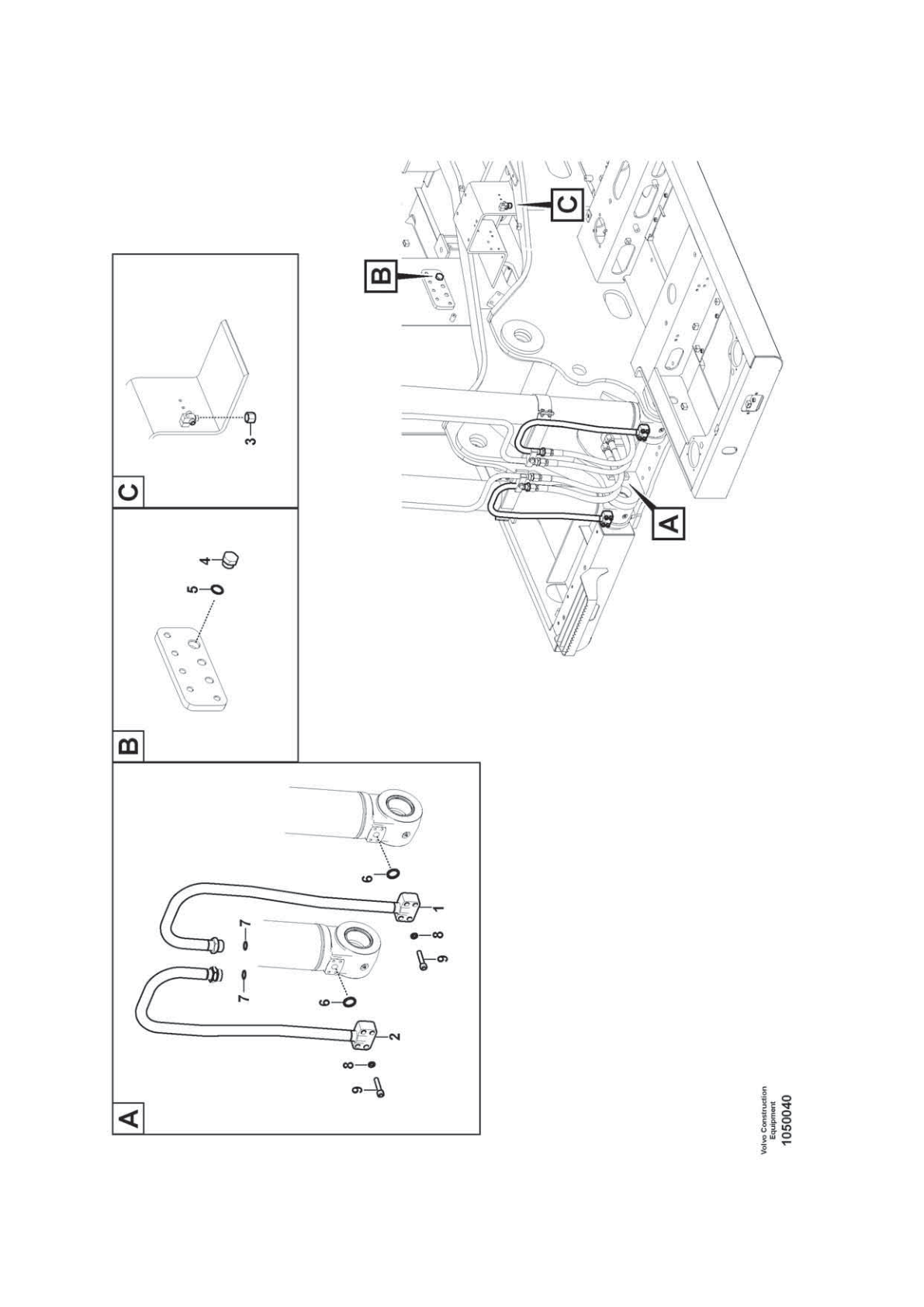 Pipe VOE 14677638 for Volvo EC210D Excavator