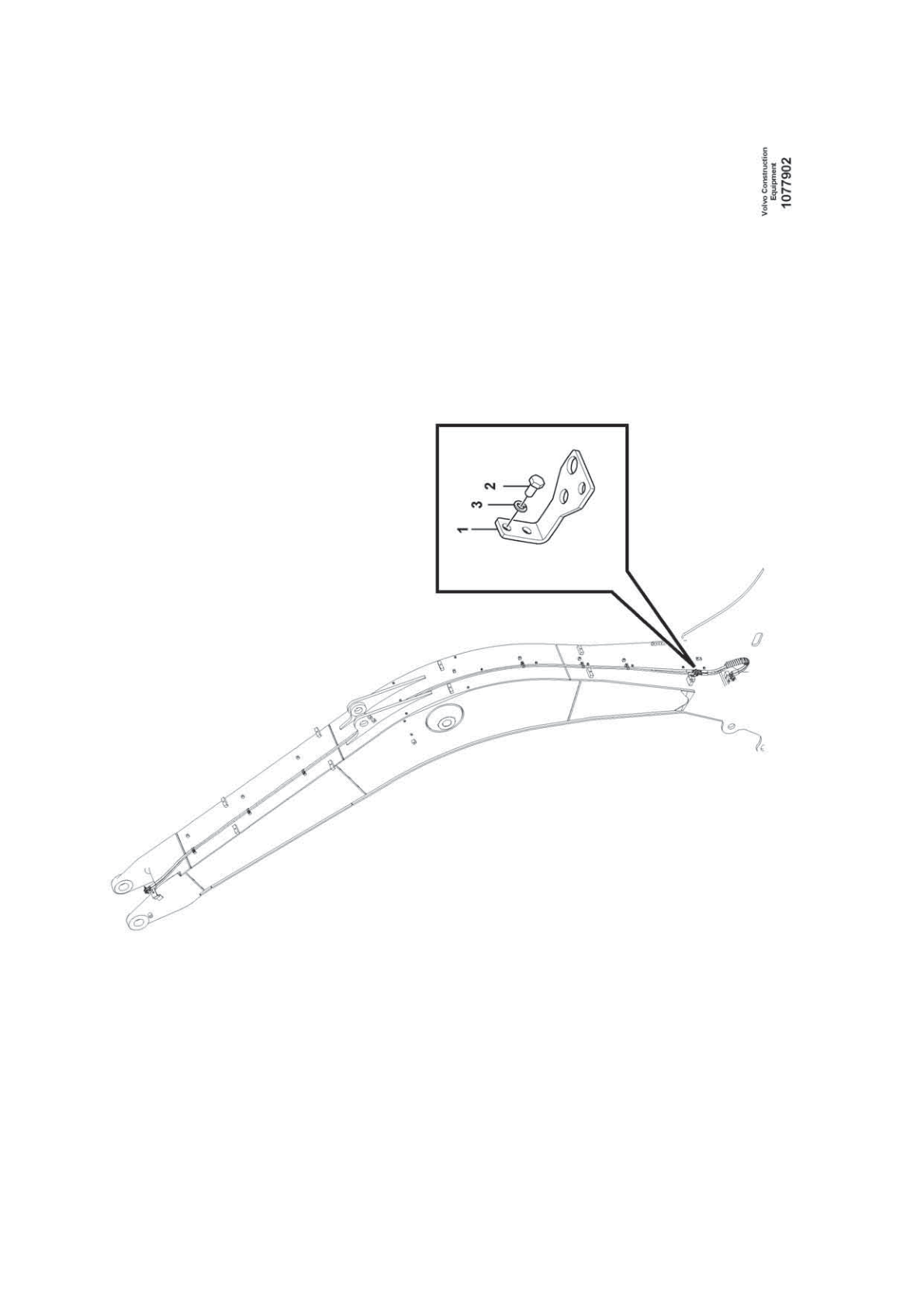 Bracket VOE 14615915 for Volvo EC210D Excavator