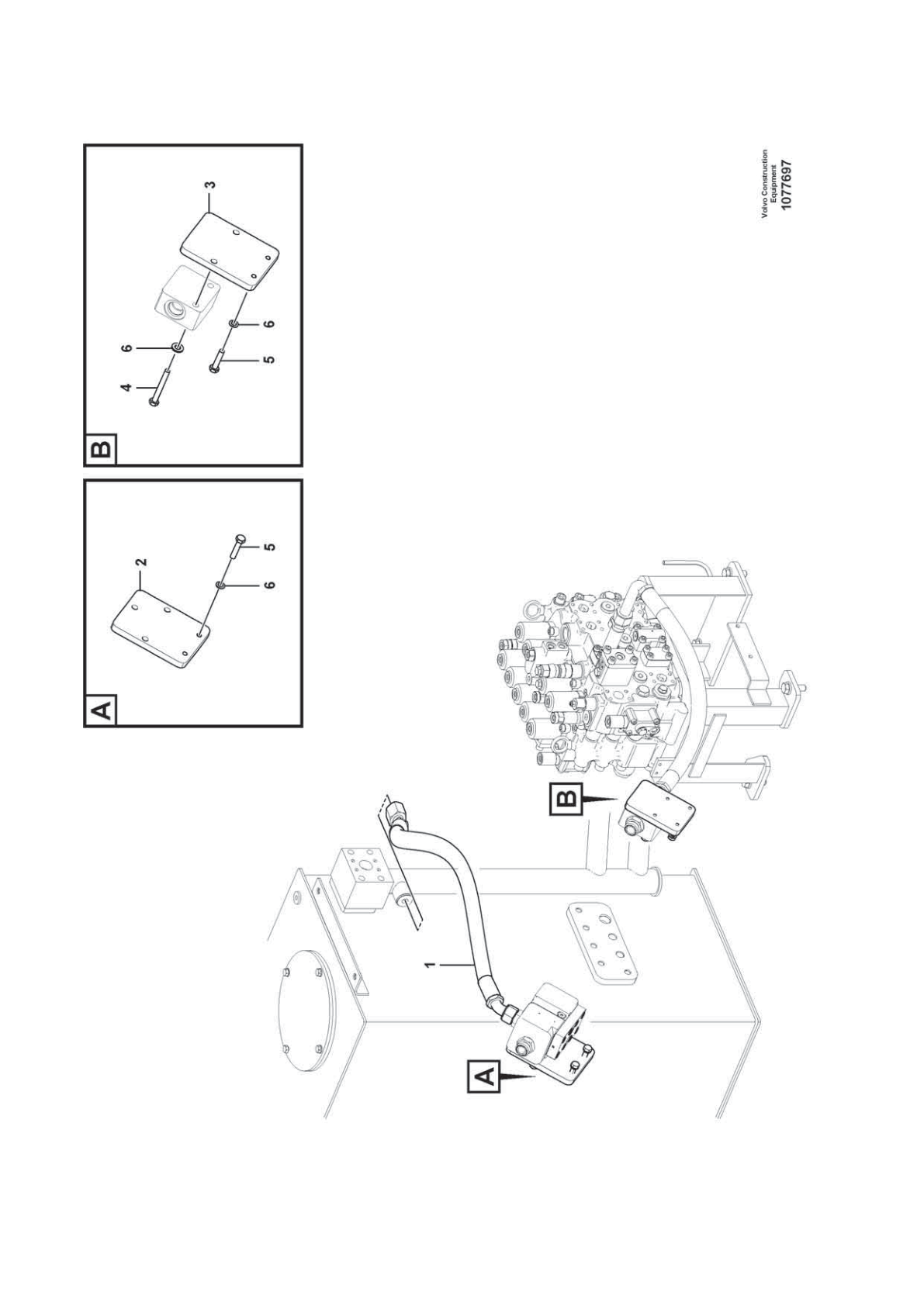 Bracket VOE 14511487 for Volvo EC210D Excavator