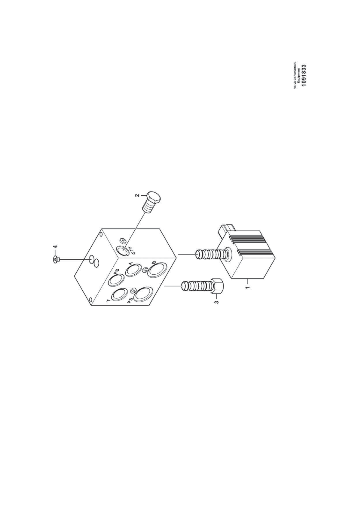 Solenoid Valve VOE 14594942 for Volvo EC210D Excavator