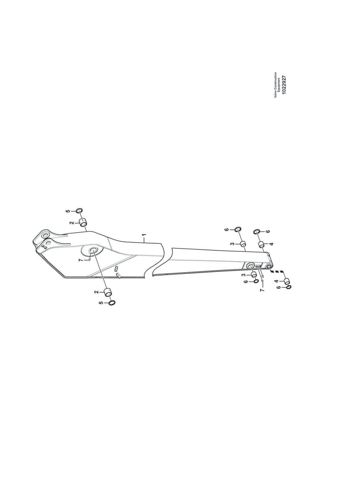 Arm VOE 14619762 for Volvo EC210D Excavator