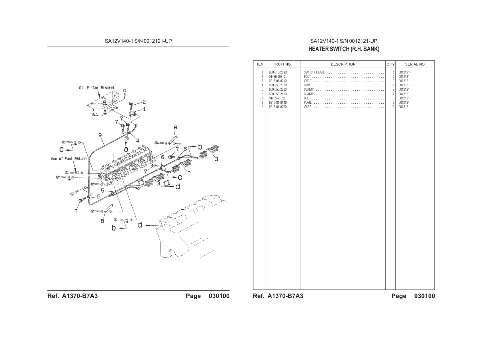 Plate 6215-81-8140 for Komatsu HD785-5 Rigid Dump Truck