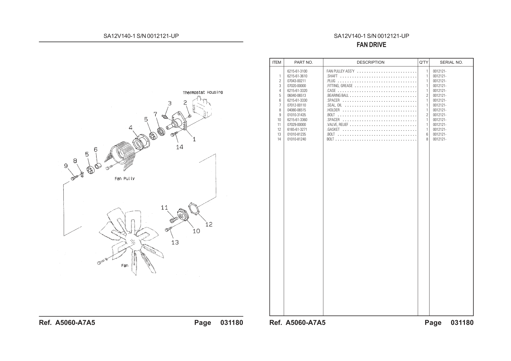 Relief Valve 07029-00000 for Komatsu HD785-5 Rigid Dump Truck