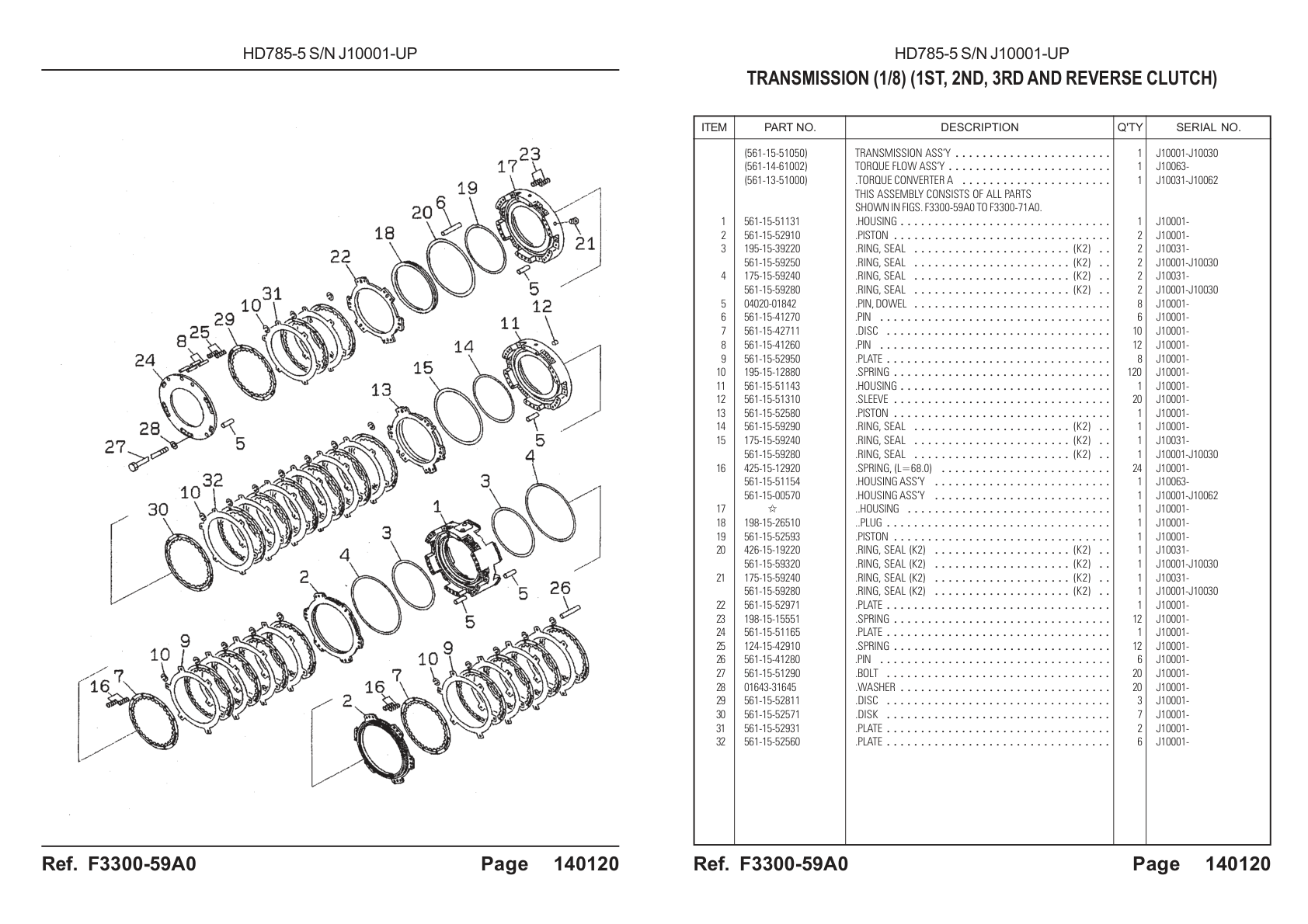 OEM exploded diagram and parts table — Dowel Pin