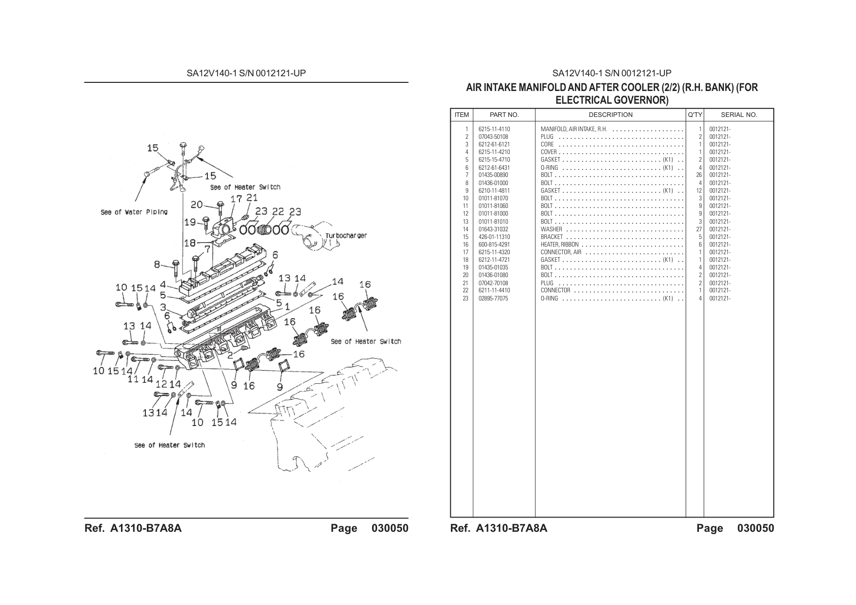 Air Connector 6215-11-4320 for Komatsu HD785-5 Rigid Dump Truck