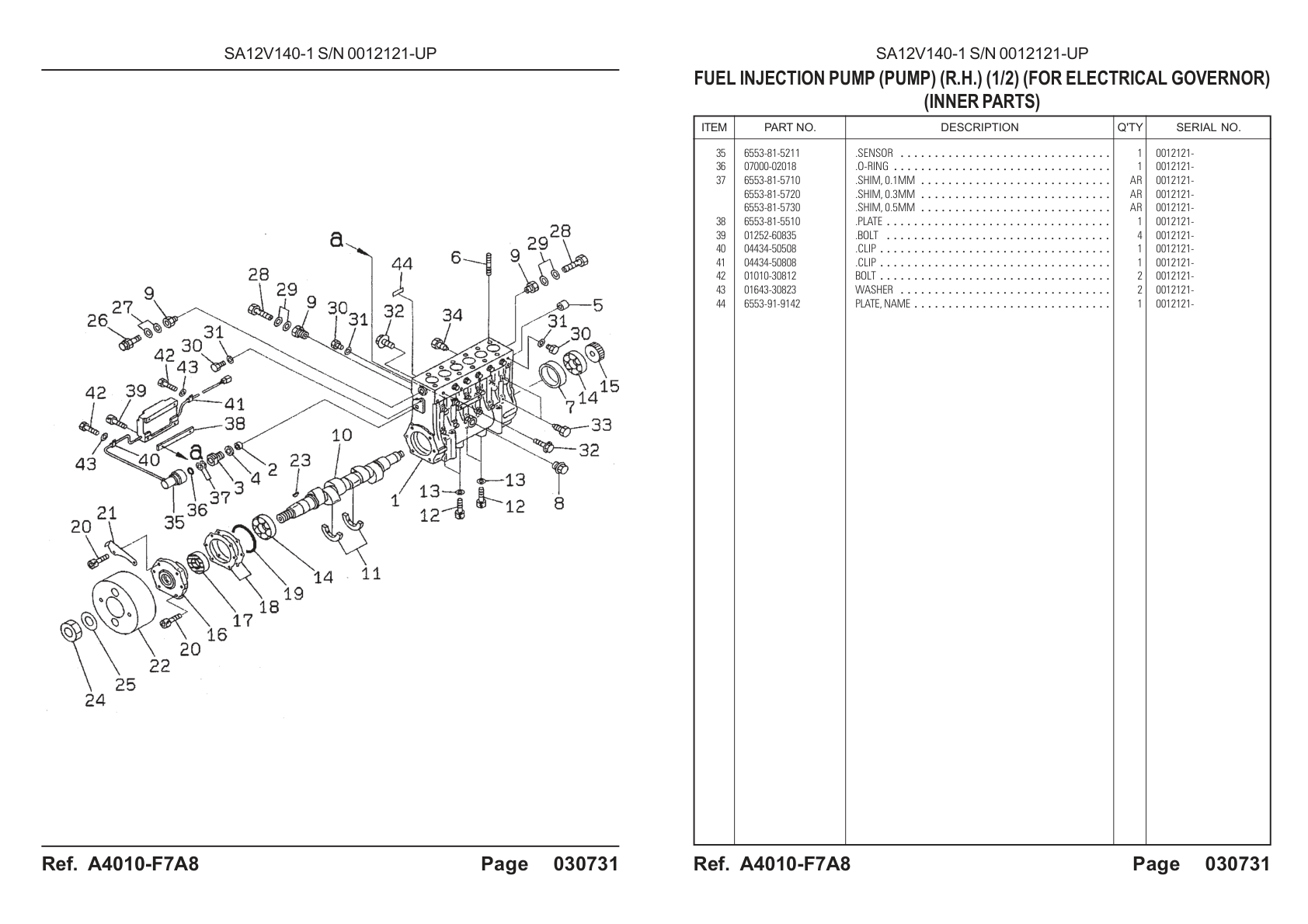 Bolt 01010-30812 for Komatsu HD785-5 Rigid Dump Truck