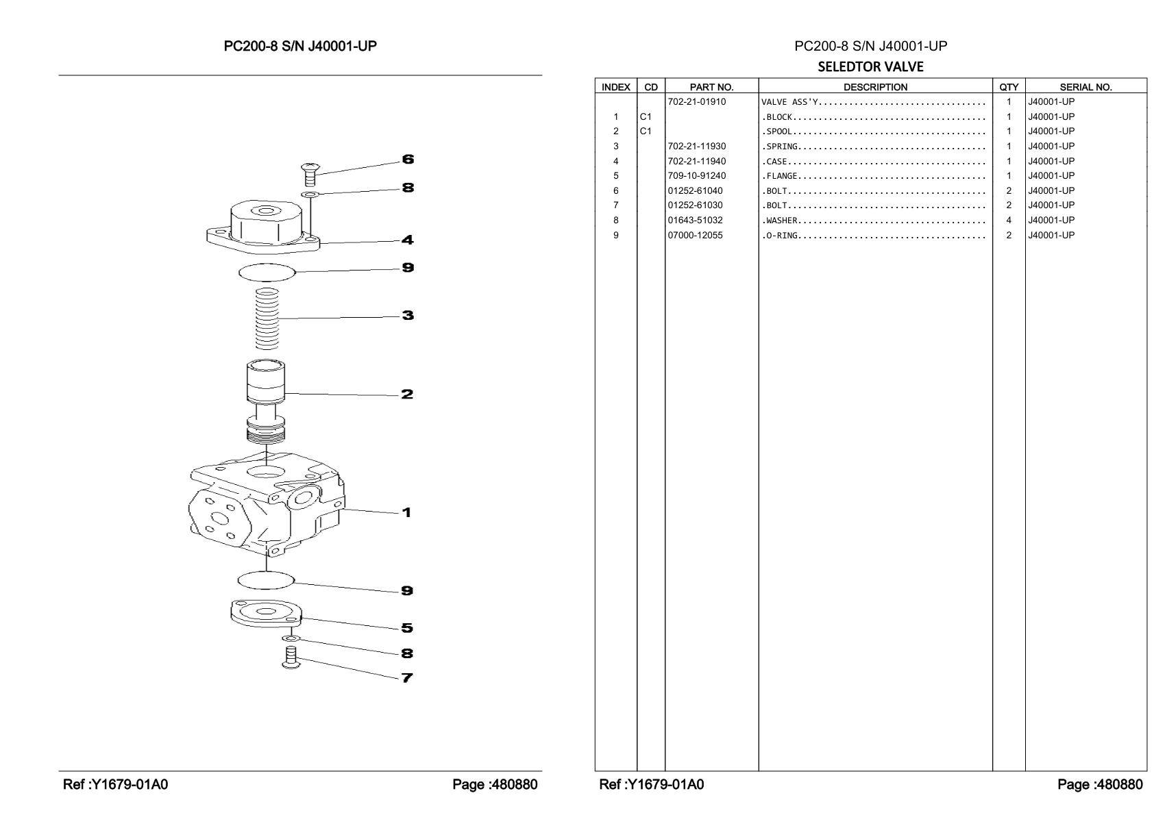 Spring 702-21-11930 for Komatsu PC200-8 Hydraulic Excavator